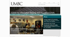 Desktop Screenshot of cisa.umbc.edu