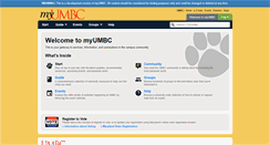 Desktop Screenshot of beta.my.umbc.edu