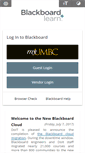 Mobile Screenshot of blackboard.umbc.edu