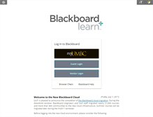Tablet Screenshot of blackboard.umbc.edu