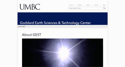 Desktop Screenshot of gest.umbc.edu