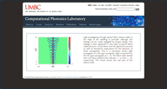 Desktop Screenshot of photonics.umbc.edu