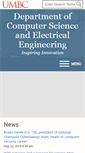 Mobile Screenshot of csee.umbc.edu