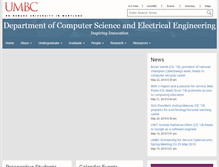 Tablet Screenshot of csee.umbc.edu