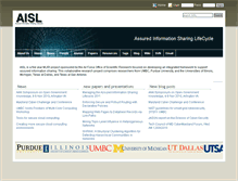 Tablet Screenshot of aisl.umbc.edu